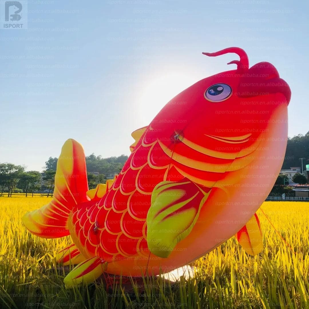 Giant Inflatable Koi Fish for Events and Celebrations