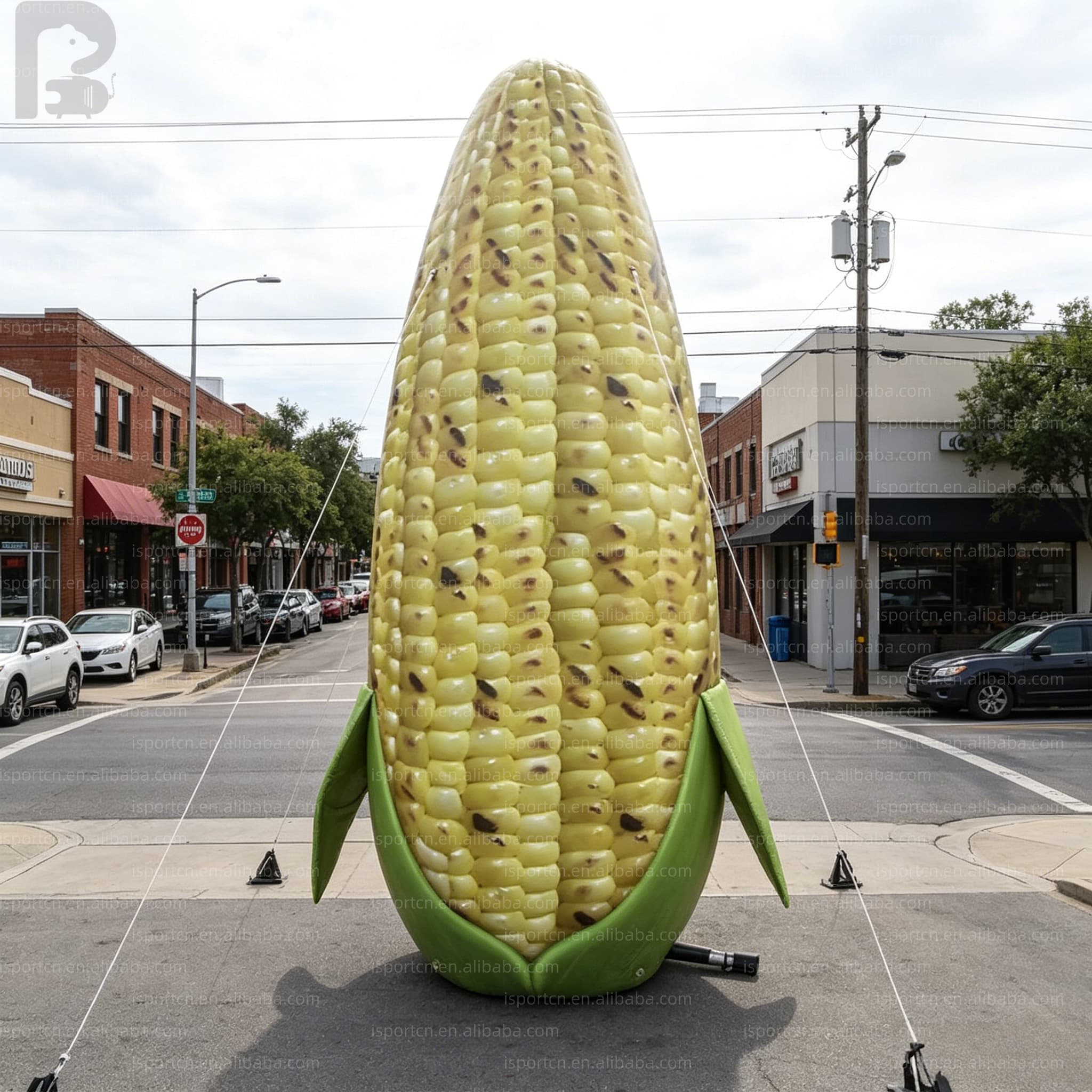 Giant Inflatable Roasted Corn Cob - Farm Market Advertising Prop