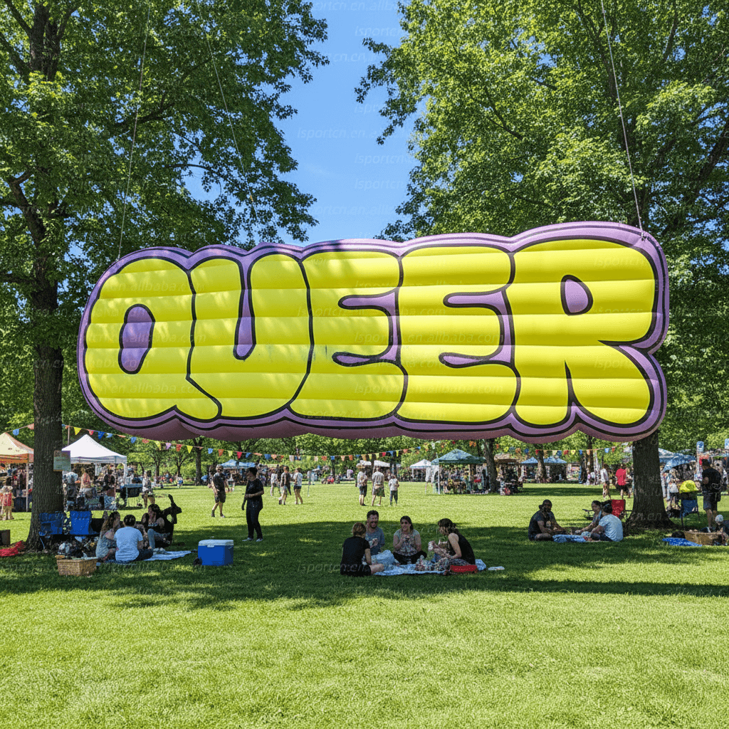 Custom Inflatable LED Letters and Logo Sign for Events
