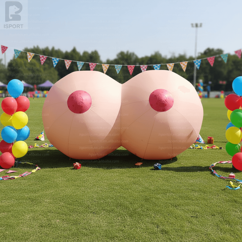 Giant LED Breast Cancer Awareness Inflatable for Health Events