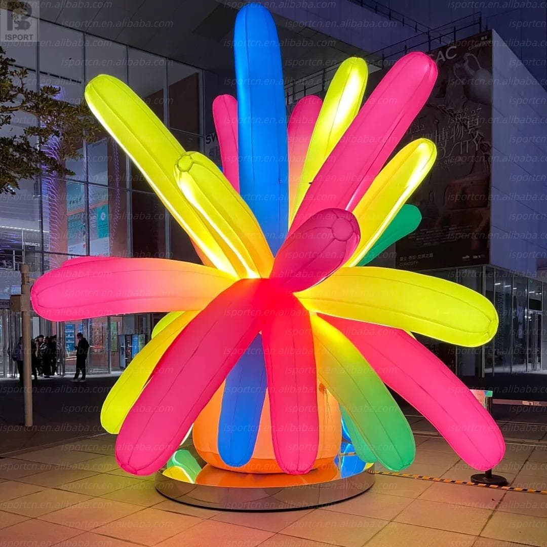Giant LED Inflatable Firework Tree for Events and Promotions
