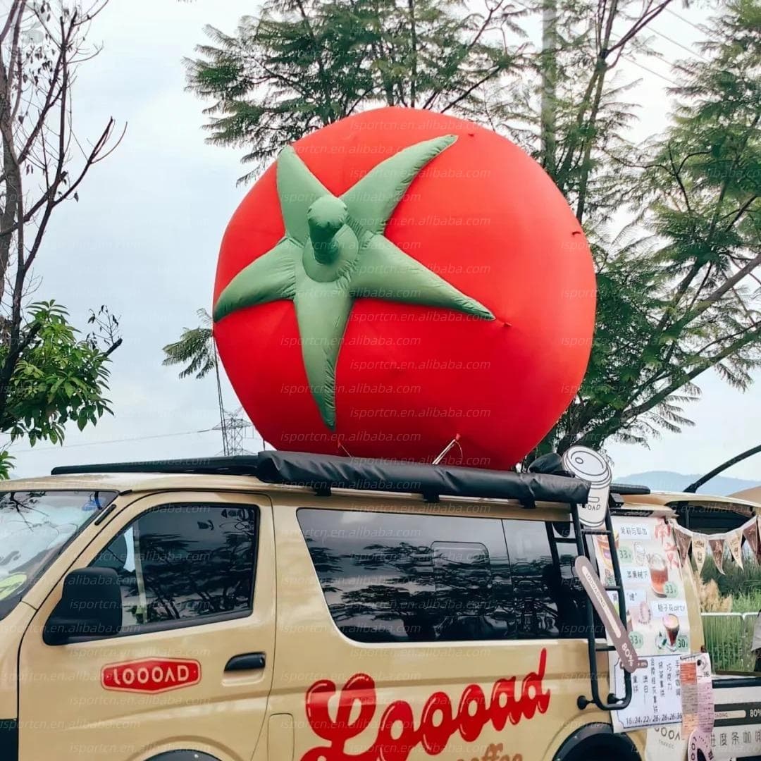 Giant Inflatable Tomato with LED Lighting for Events