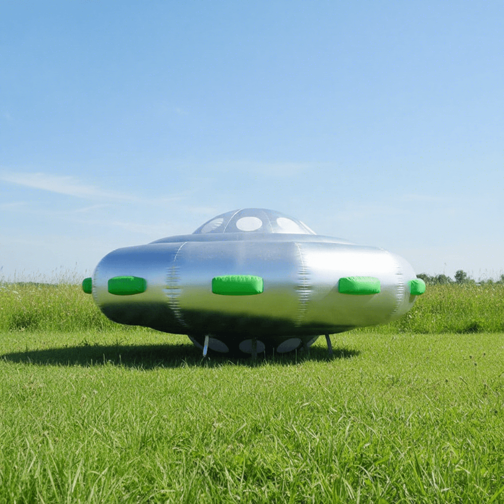 LED-Lit Giant Inflatable UFO Spaceship for Events