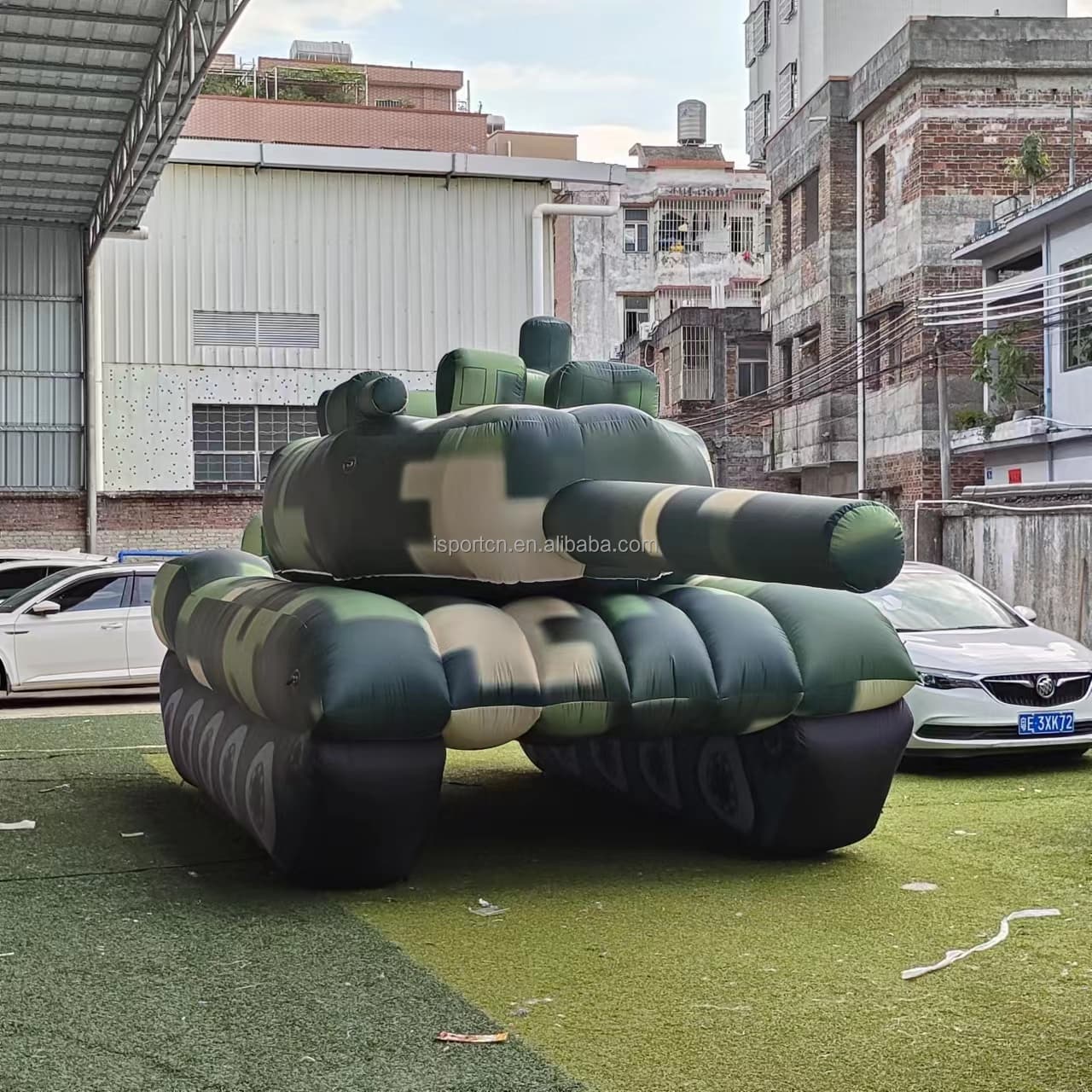 Giant Inflatable Tank Model for Advertising and Events