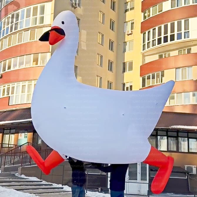 Giant Inflatable Goose for Outdoor Advertising and Events