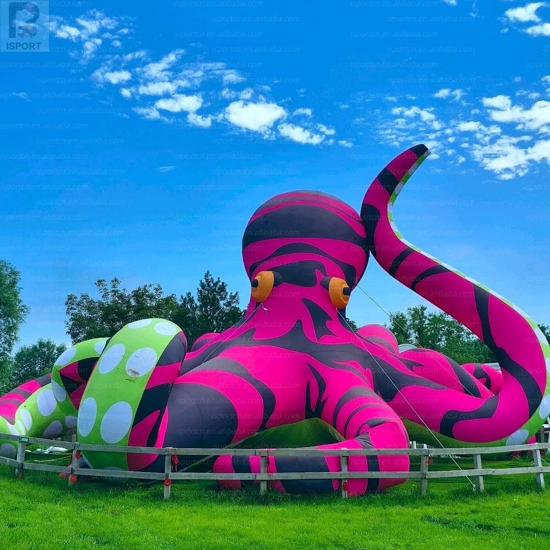 Giant Inflatable Octopus – Custom Ocean Themed Prop