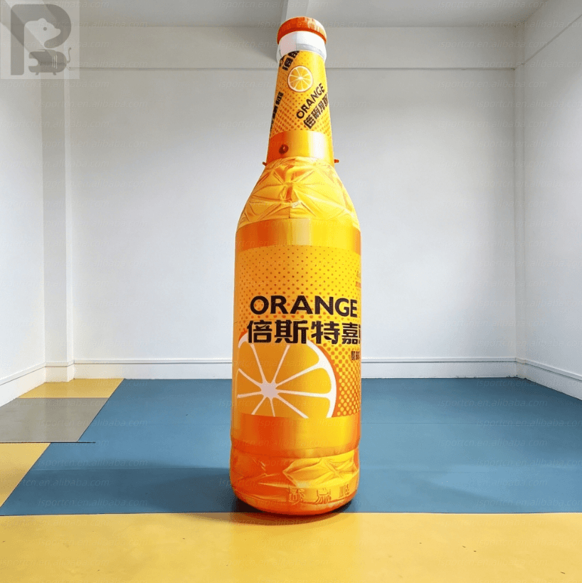 Custom Inflatable Beverage Bottle for Promotional Events