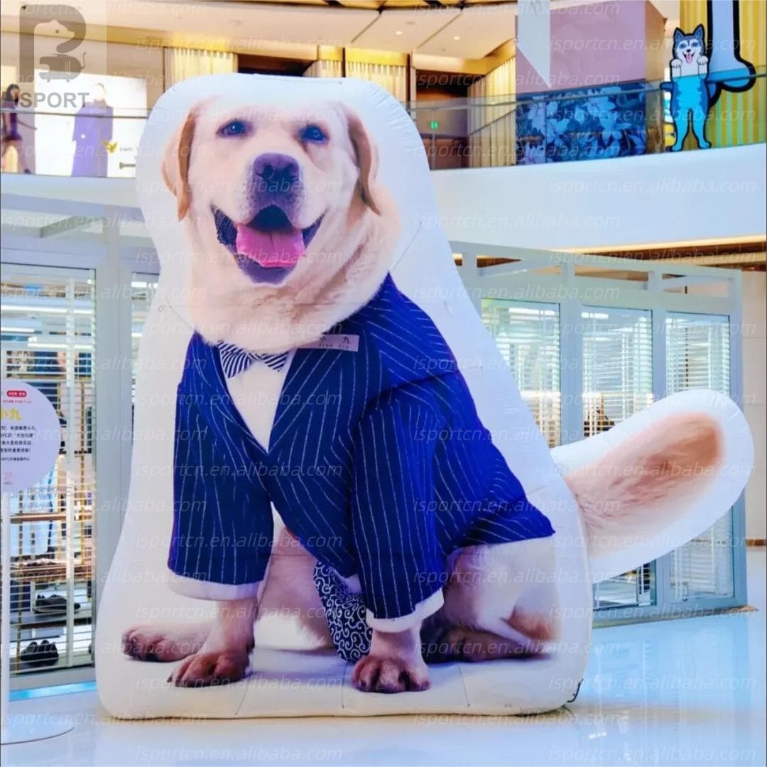 Custom Giant Inflatable Dog with LED Lighting for Events